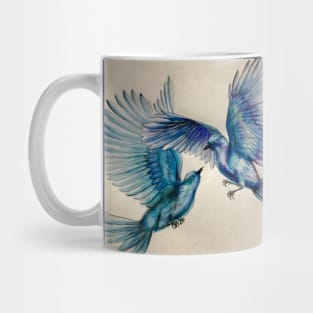 Two Blue Birds Mug